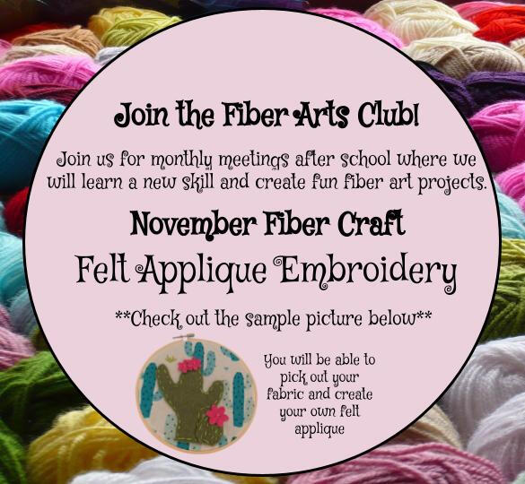 Monthly Fiber Arts Club